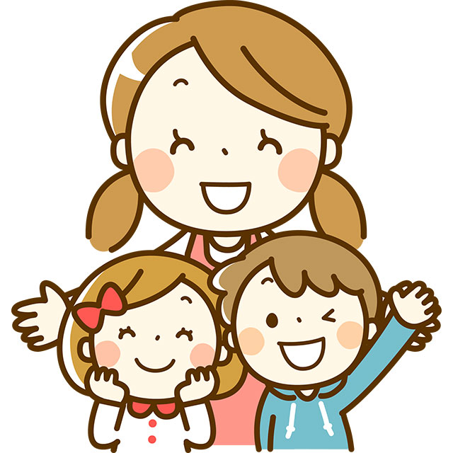 愛情豊かな思いやりのある子ども